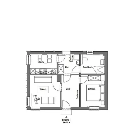With 2 Bedrooms * מאסהולם